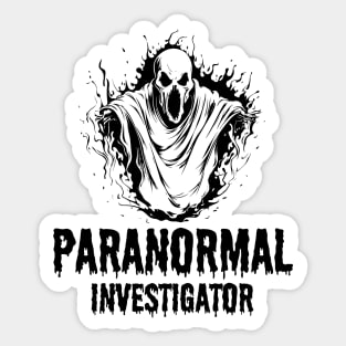 Ghost Paranormal Investigator Sticker